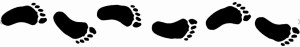 Footsteps clipart