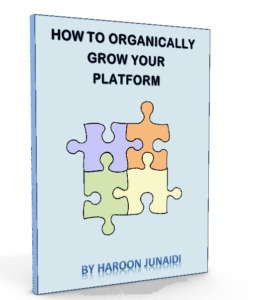  "How to organically grow your platform" Free Ebook